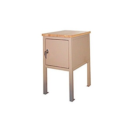 Built Rite Br Built-Rite Cabinet Shop Stand, Shop Top Square Edge, 18"W x 24"D x 30"H, Gray SC12B90-GY